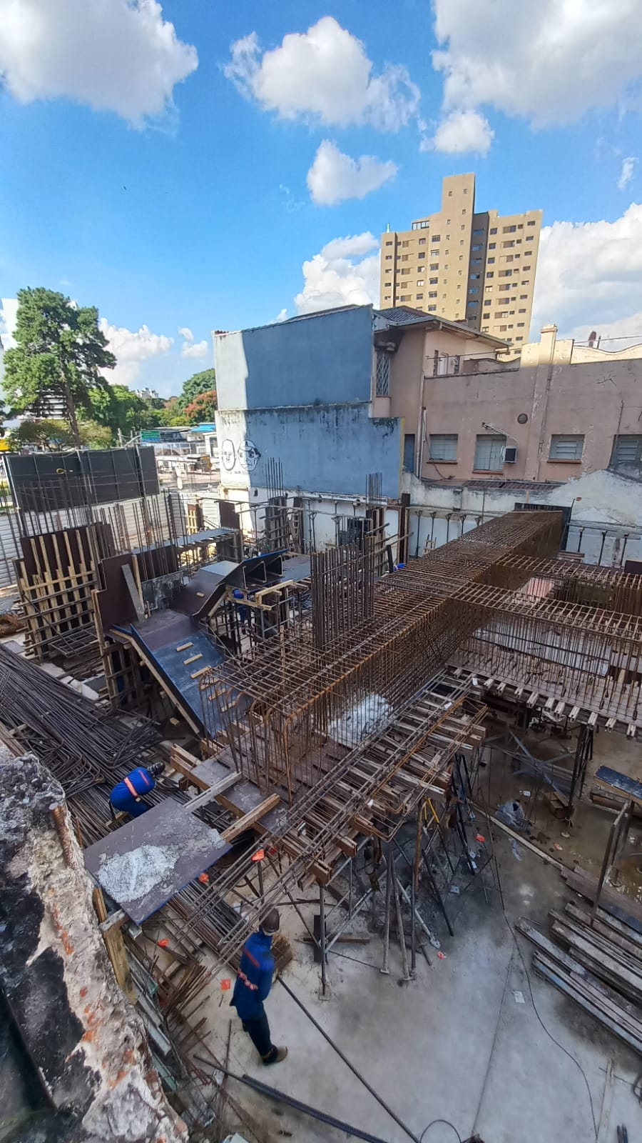 Foto atual da obra